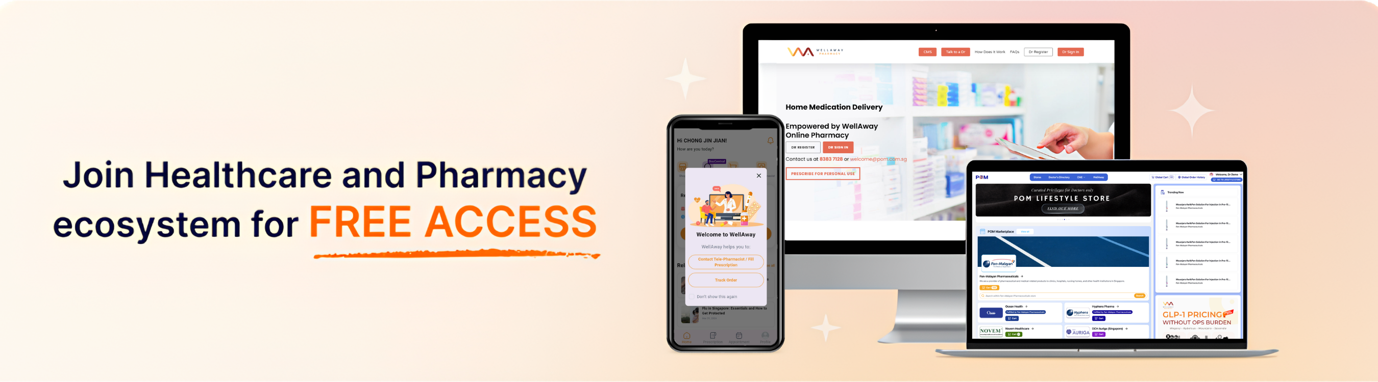 Join Healthcare and Pharmacy ecosystem for FREE ACCESS